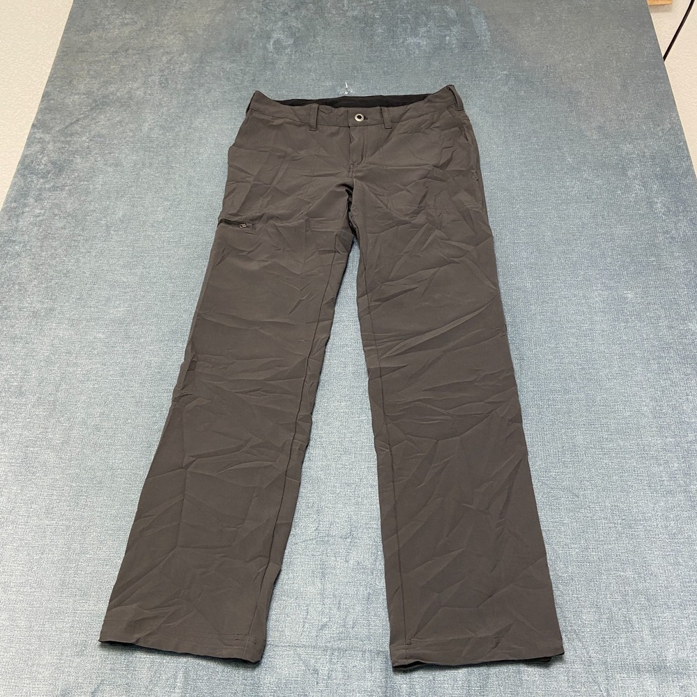 Patagonia Worn Wear Quandary Pants Womens 6 Black Stretch Mid Rise 50+ UPF Sun